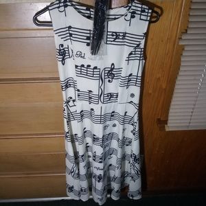 Music themed dress